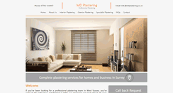 Desktop Screenshot of mdplastering.co.uk